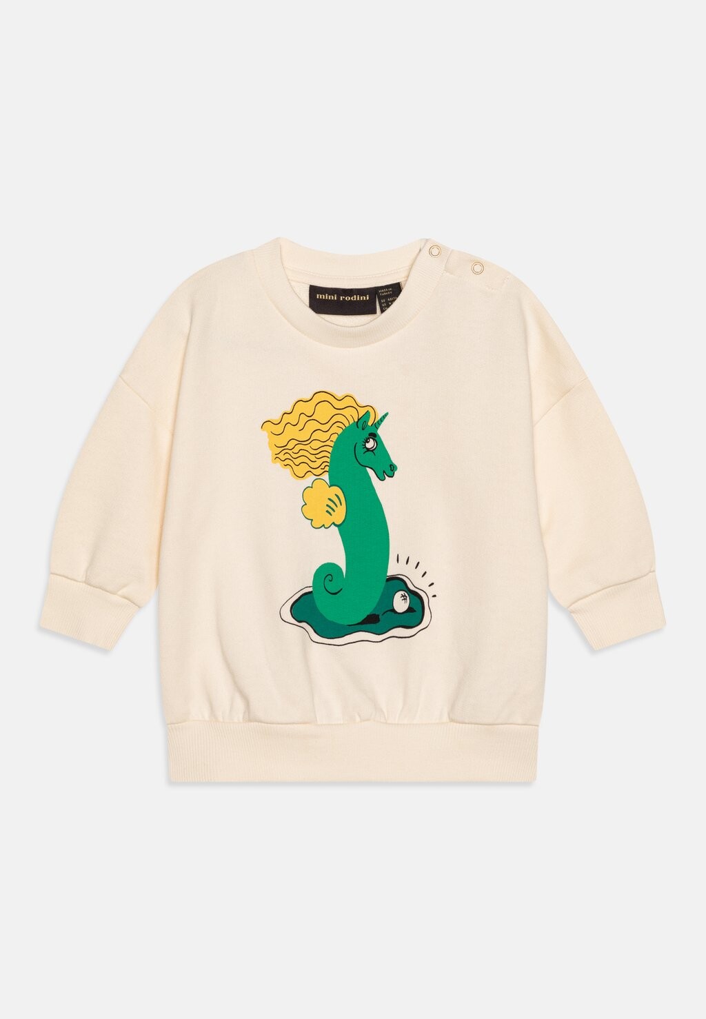 

Толстовка Unicorn Seahorse Unisex Mini Rodini, цвет offwhite