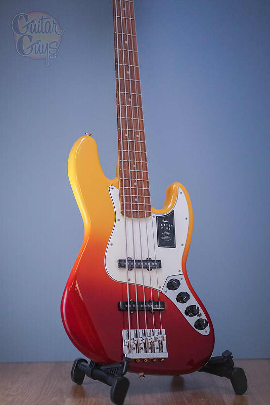 Fender Player Plus Jazz Bass V PF Текила Санрайз