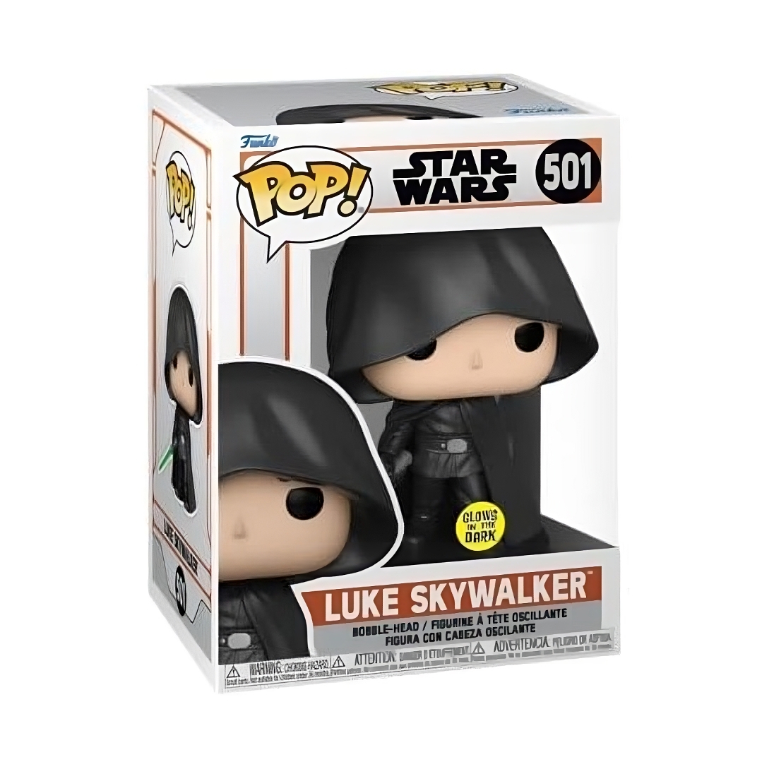 Фигурка Funko Pop! Star Wars The Mandalorian Hooded Luke Skywalker наклейка липляндия disney звездные войны