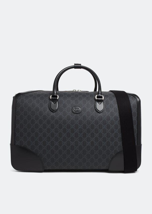 

Сумка GUCCI Interlocking G large duffle bag, черный