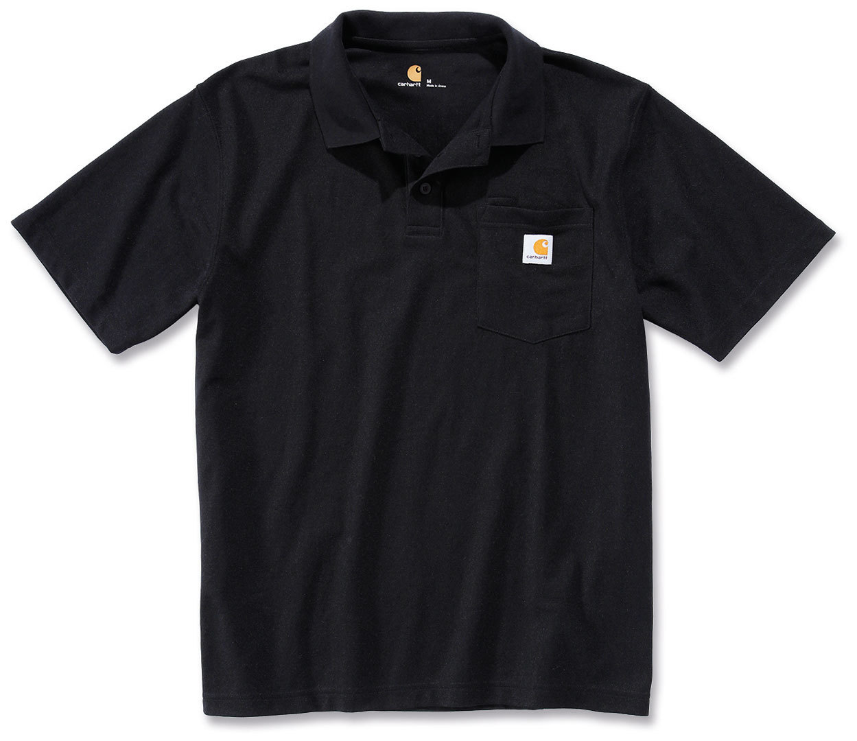 цена Рубашка поло Carhartt Contractors Work Pocket, черный