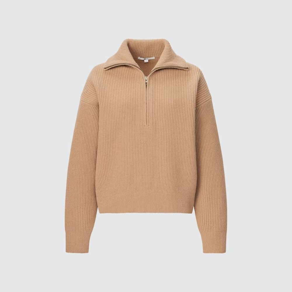 

Свитер Uniqlo Premium Lambswool, бежевый