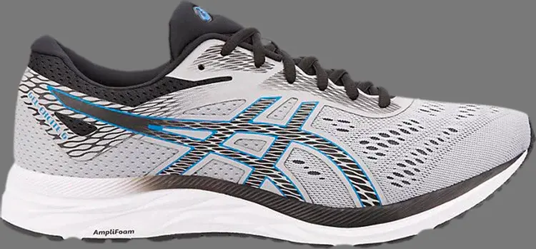 

Кроссовки gel excite 6 'mid grey electric blue' Asics, серый