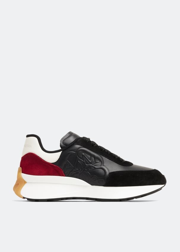 Кроссовки ALEXANDER MCQUEEN Sprint Runner sneakers, черный