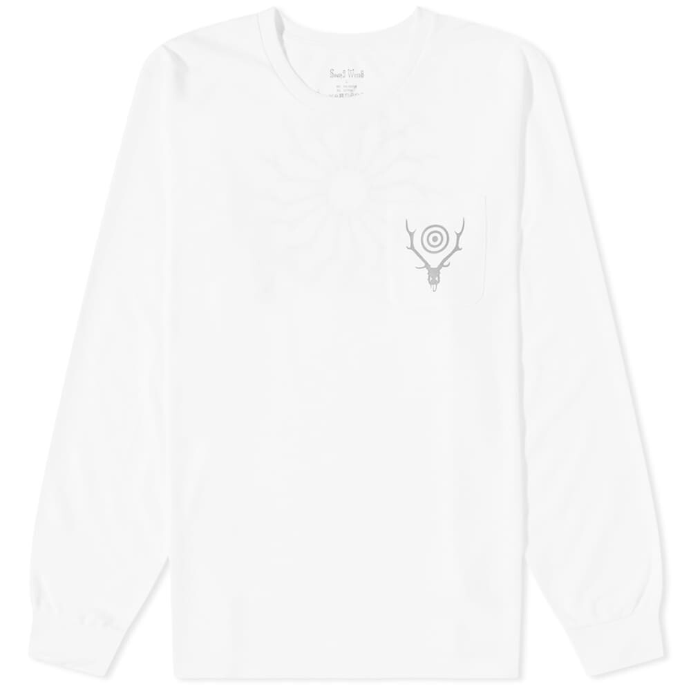 

Футболка South2 West8 Long Sleeve Round Pocket Logo Tee