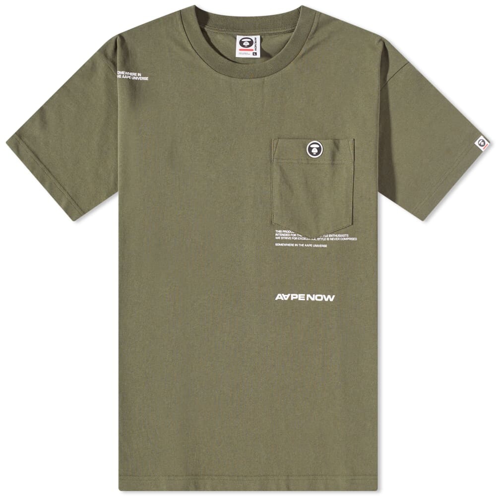 

Силиконовая футболка с карманом для значка AAPE Now