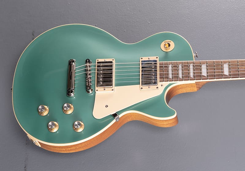 Электрогитара Gibson USA Les Paul Standard 60's Plain Top - Inverness Green
