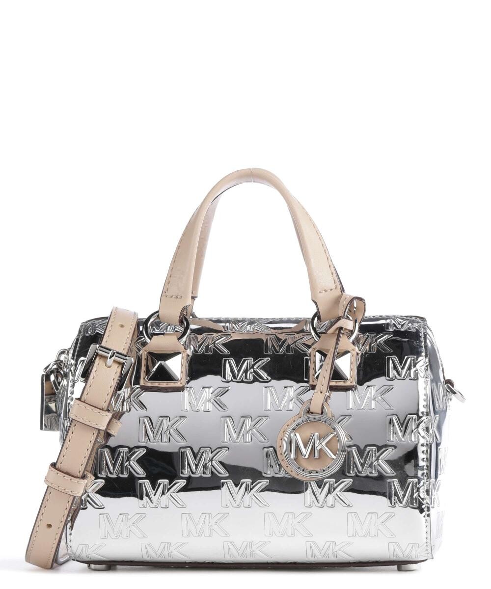 

Сумка через плечо Grayson пластиковая Michael Kors, серебряный