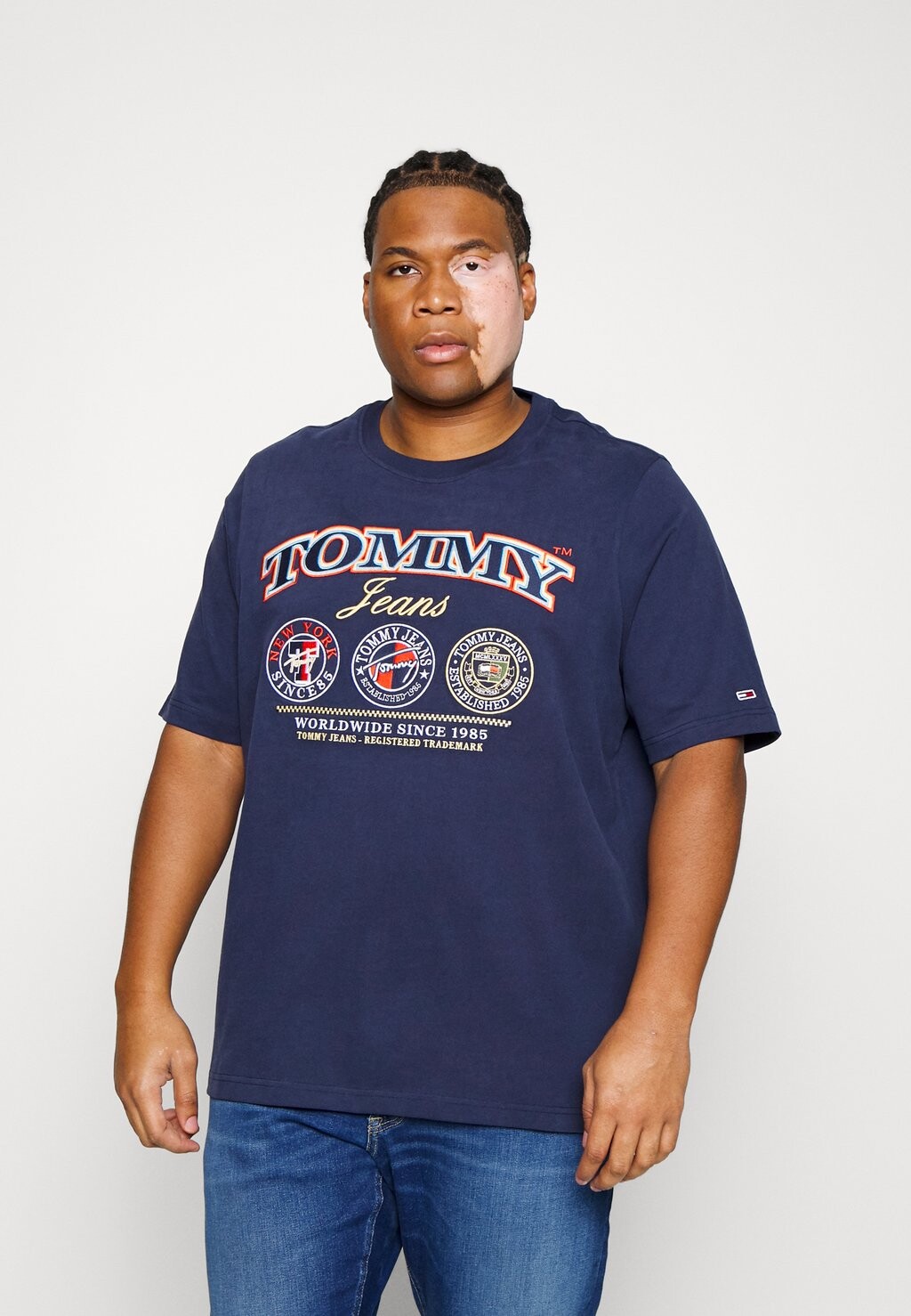 

Футболка с принтом Tommy Jeans by Tommy Hilfiger, темно-синий