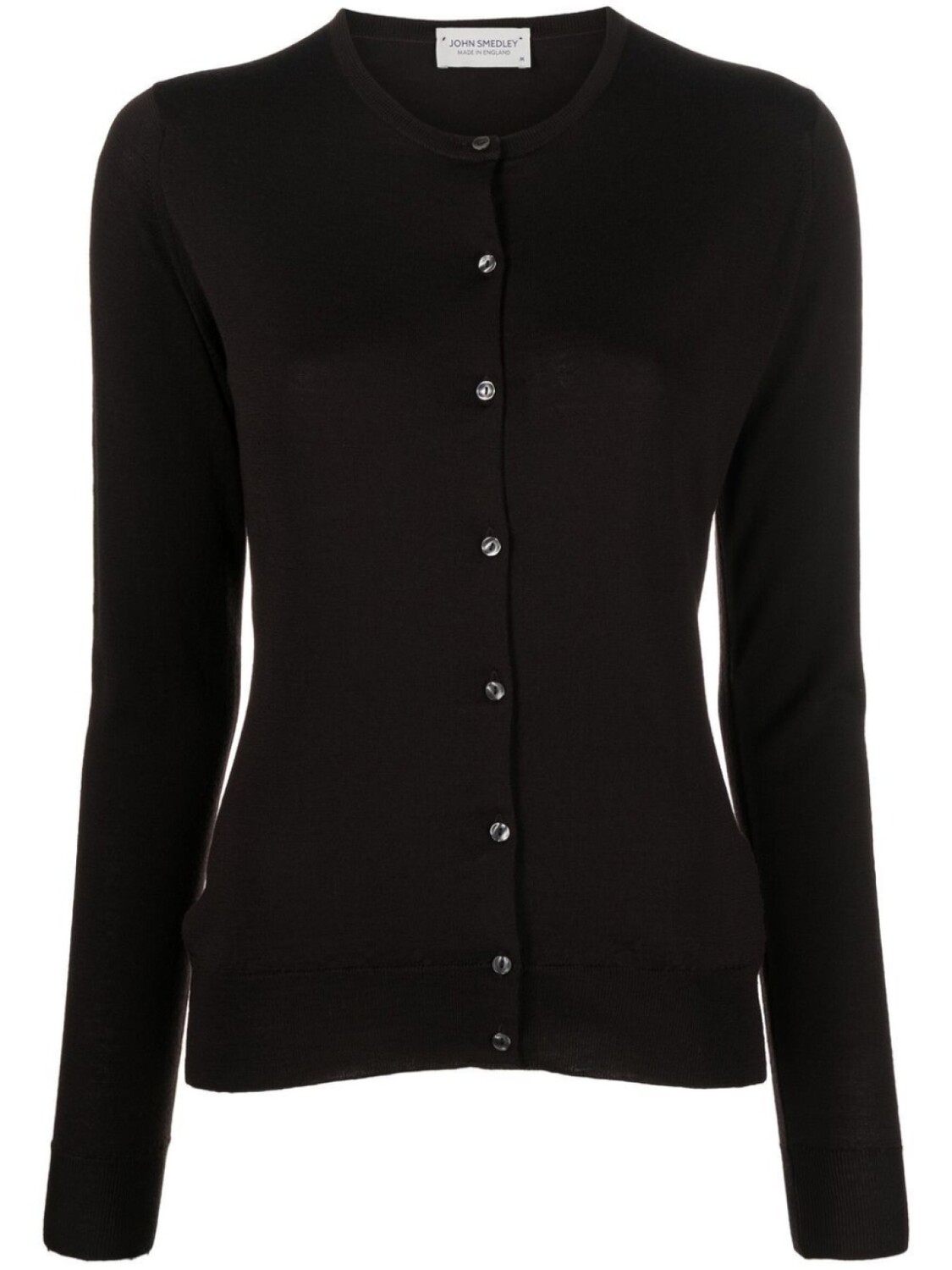 

John Smedley кардиган Pansy на пуговицах, коричневый