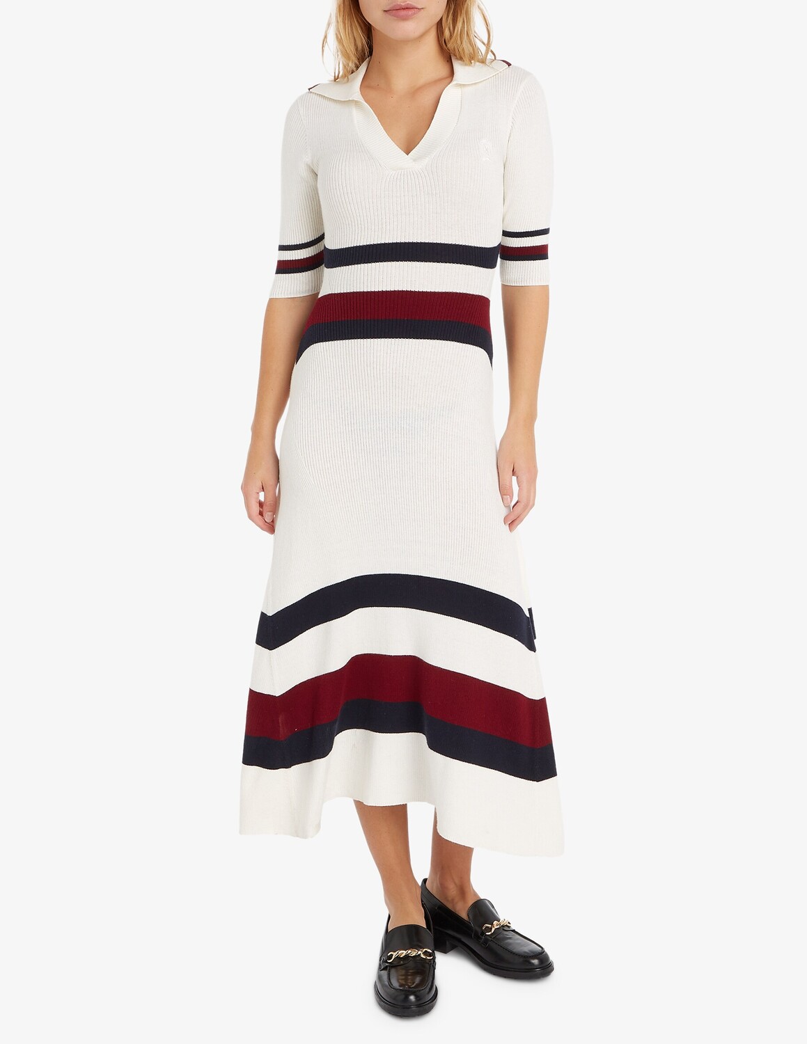 

Платье миди Tommy Hilfiger, белый