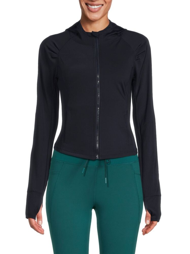 

Укороченная толстовка Slim Fit Yogalicious, темно-синий