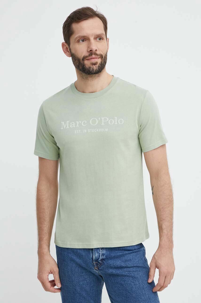 

Хлопковая футболка Marc O'Polo, зеленый