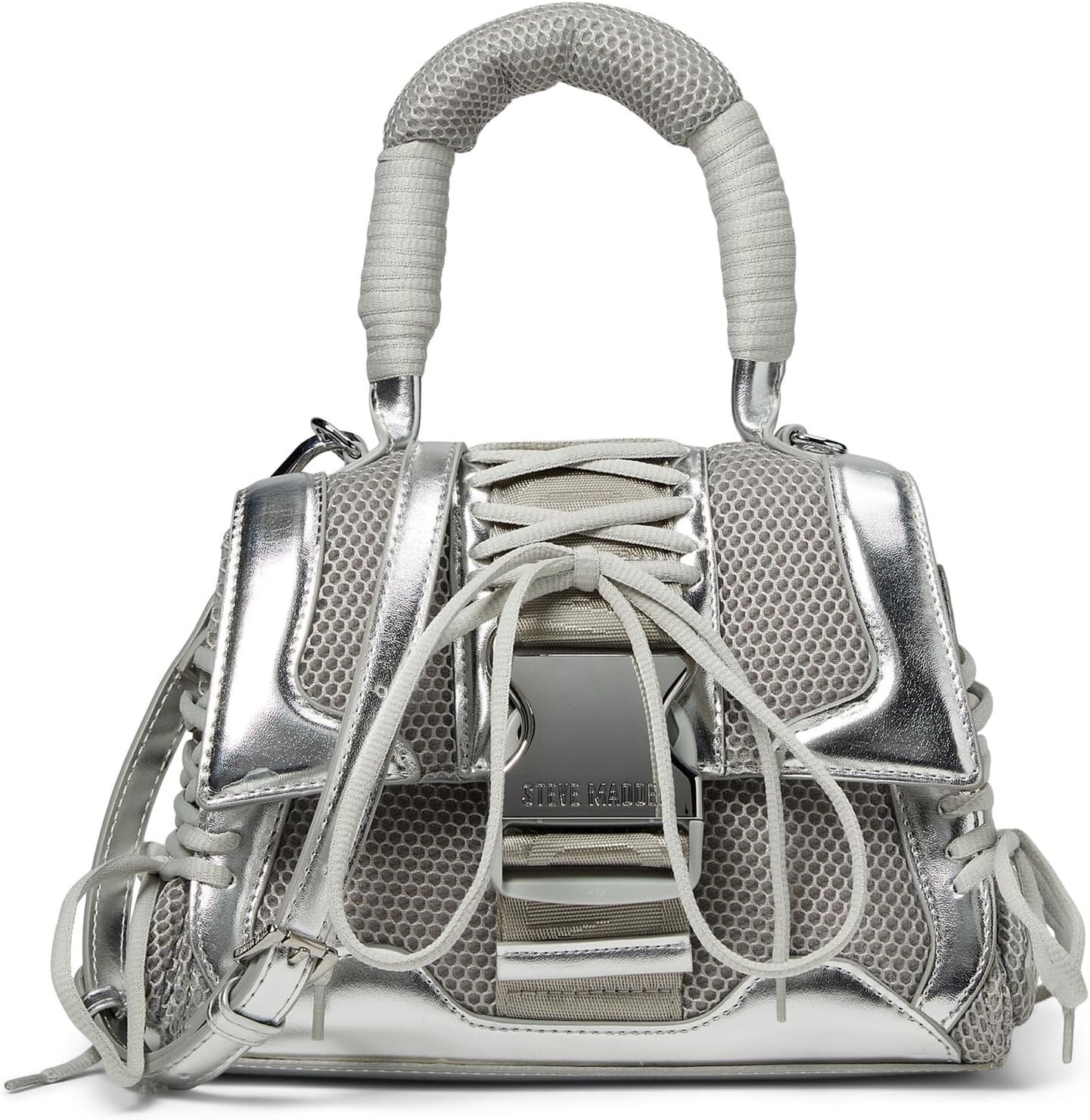

Сумка Diego Top-Handle Bag Steve Madden, цвет Silver