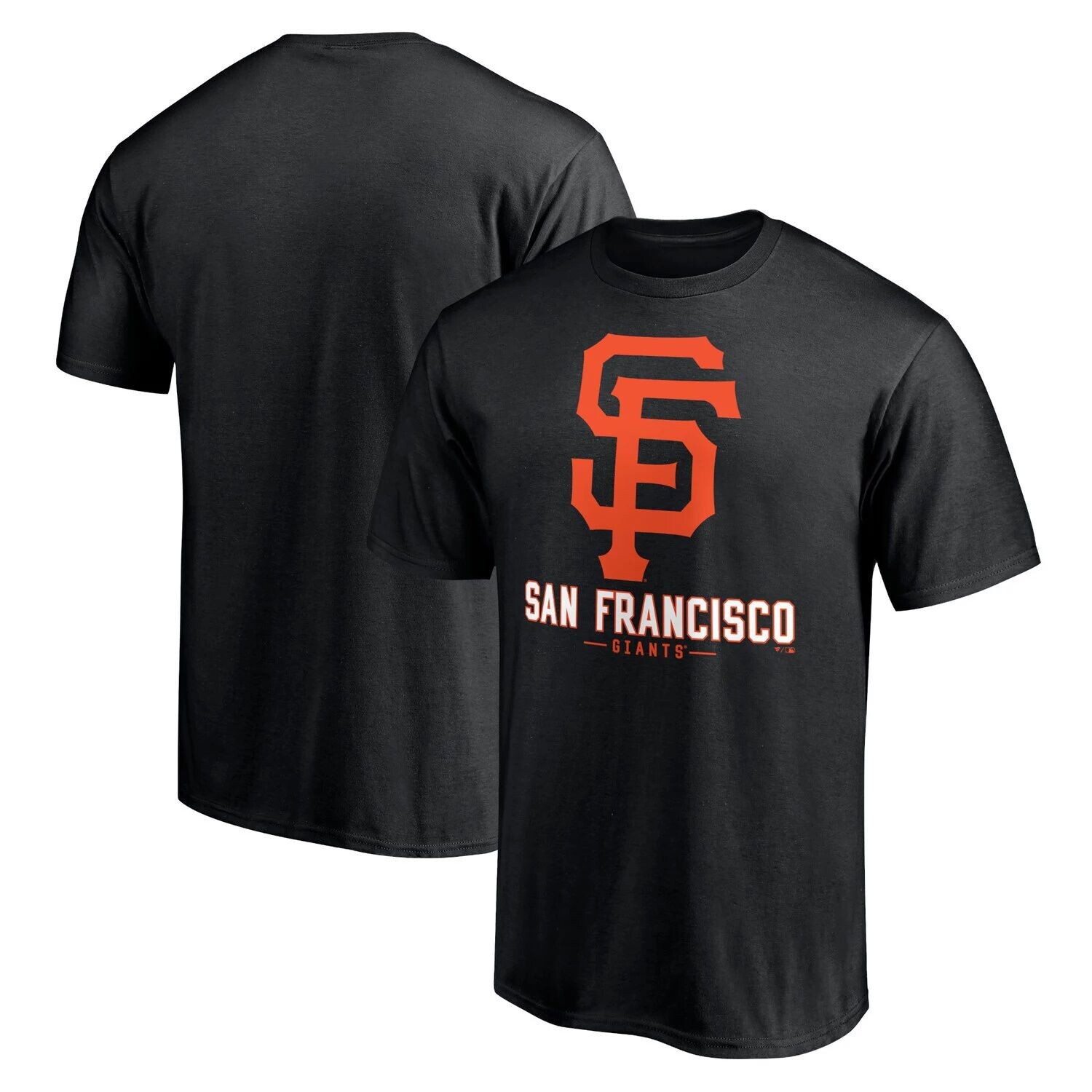 

Мужская черная фирменная футболка San Francisco Giants Big & Tall с основной надписью Fanatics