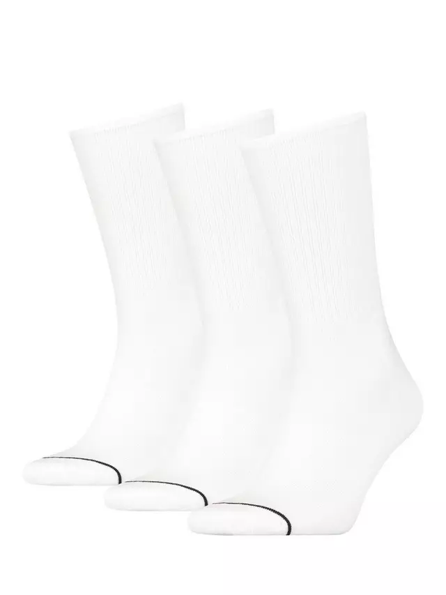 

Носки Calvin Klein Toe Seam Logo 3 шт, цвет white/002
