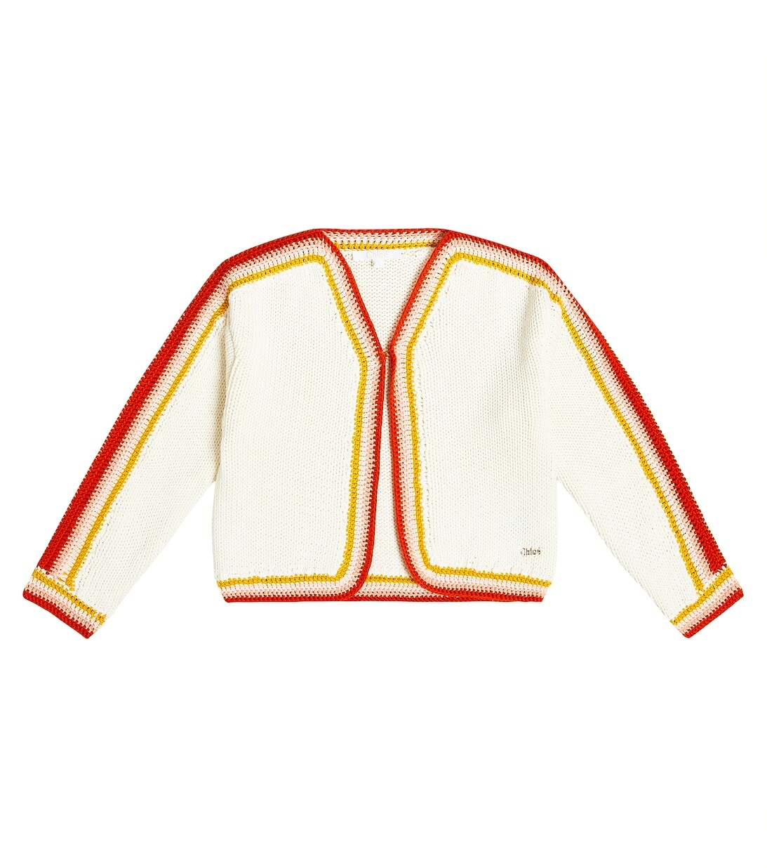 

Хлопковый кардиган Chloé, белый