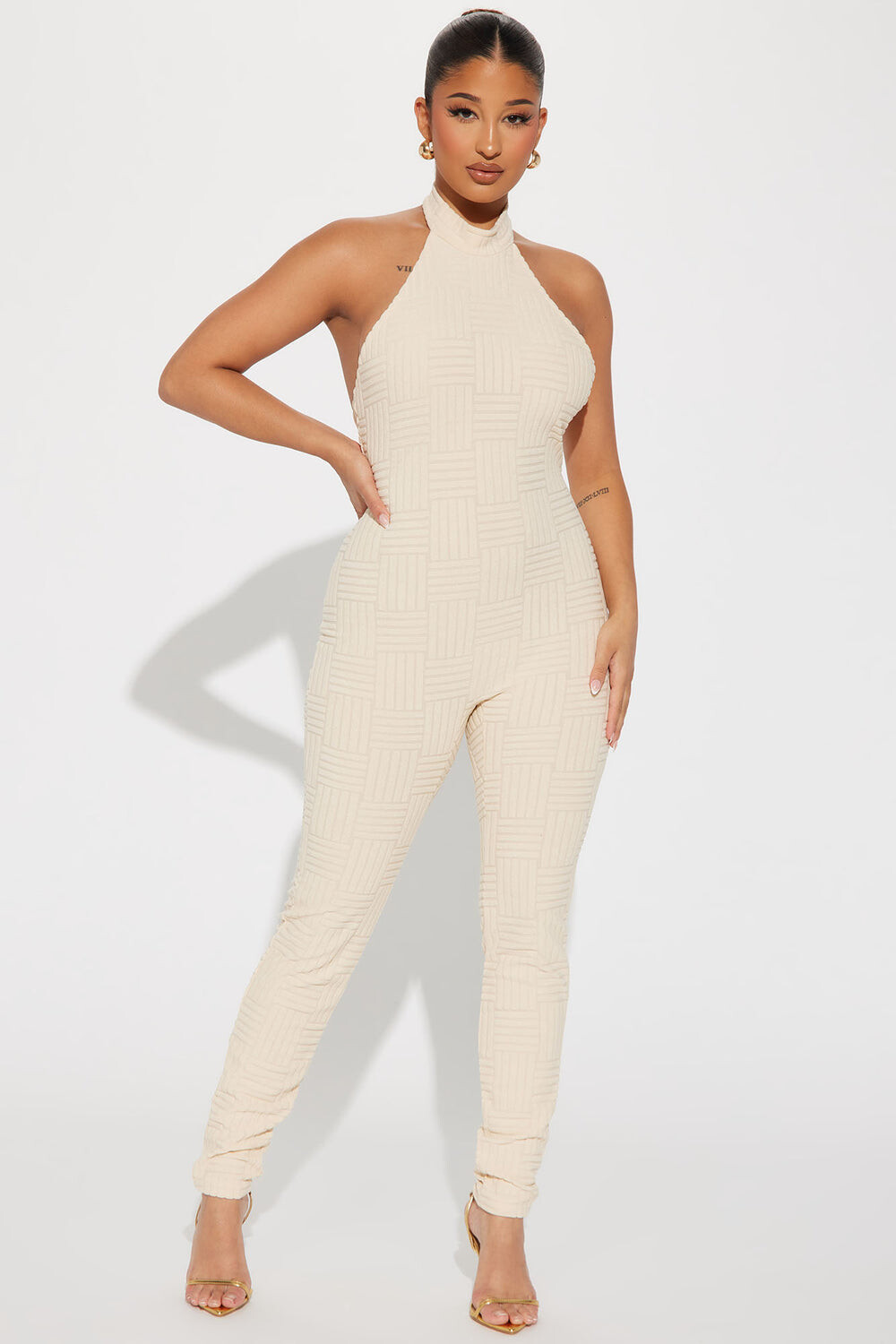 

Комбинезон Fashion Nova J5677FN, кремовый