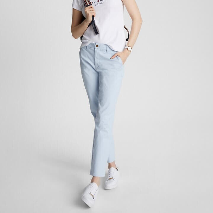 

Брюки чинос Tommy Hilfiger Slim Fit Essential Solid, голубой