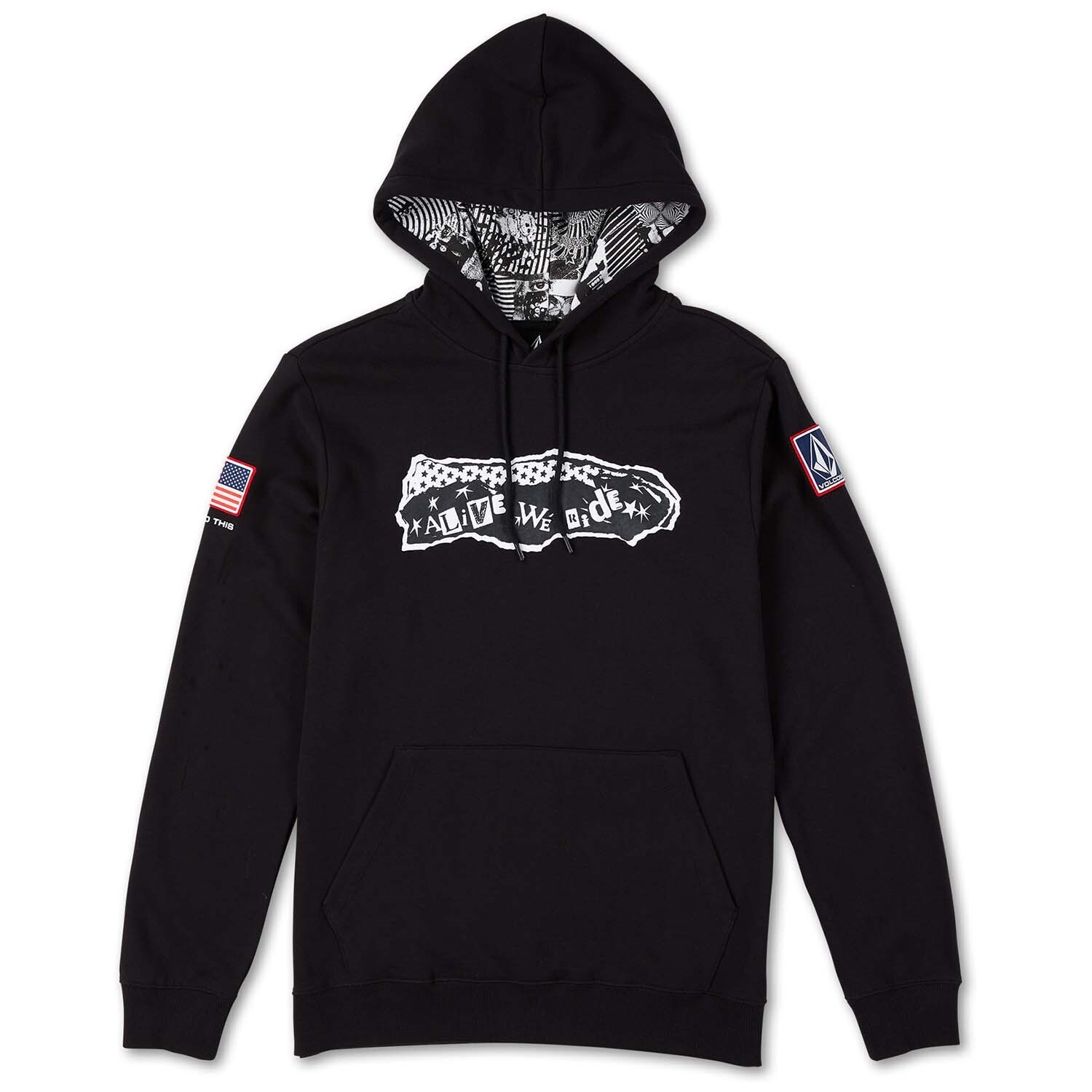 

Volcom USST Живой пуловер, черный