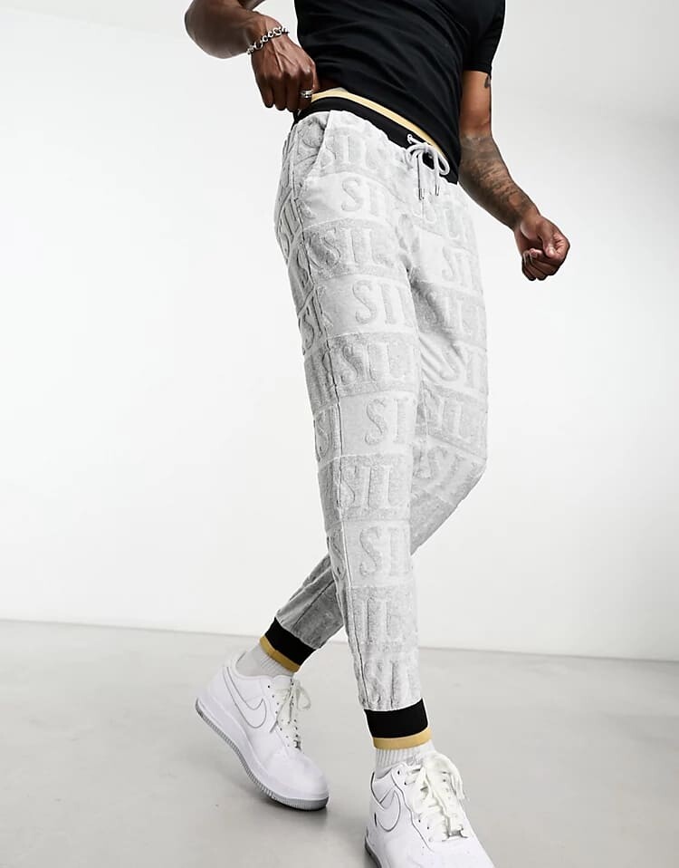 

Брюки Siksilk Inverse Jogger, серый