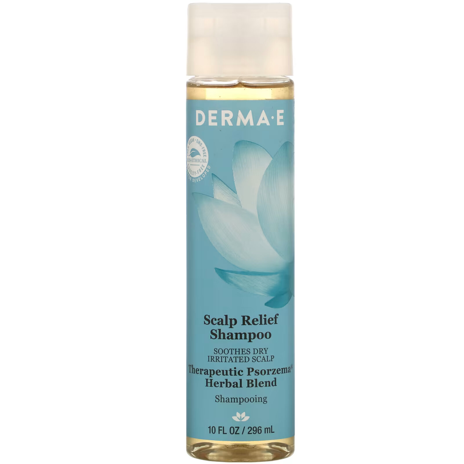 DERMA E, Scalp Relief Shampoo, шампунь для ухода за кожей головы, 296 мл (10 жидк. унций) - фото