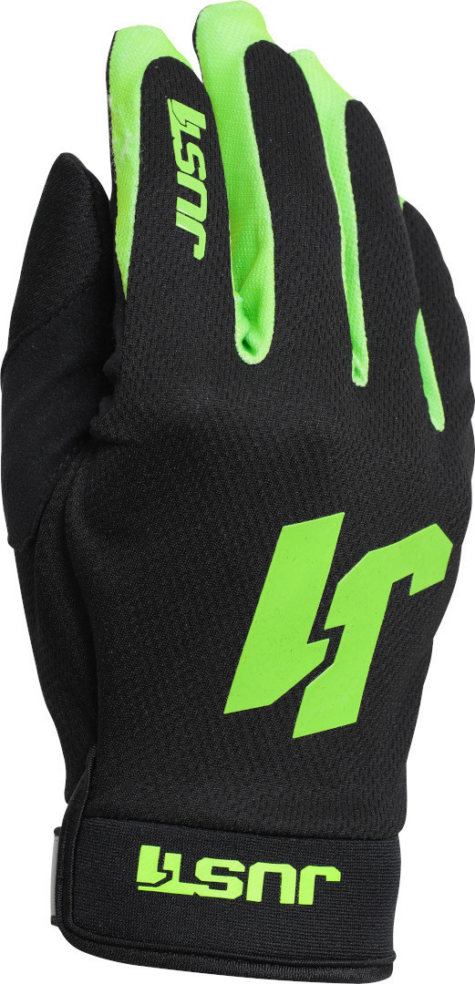 Перчатки Just1 J-Flex Мотокросс, черно-зеленые цена и фото