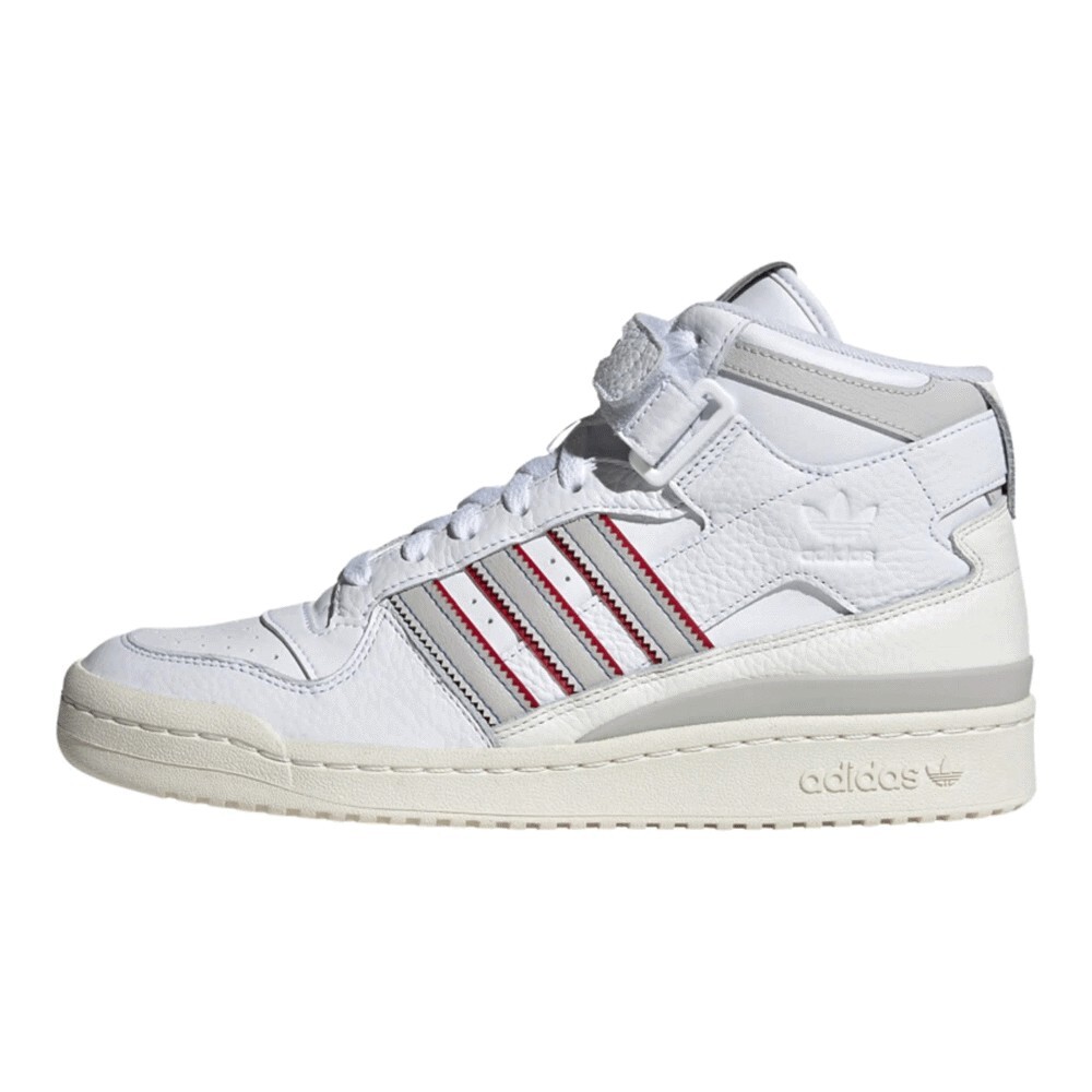 

Кроссовки Adidas Originals Forum Mid, ftwr white/grey one/blue