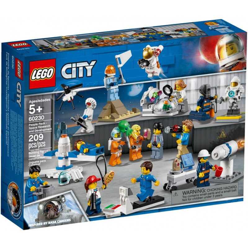 Конструктор LEGO City 60230 Комплект мини-фигурок: Исследования космоса конструктор lego city 60230 комплект мини фигурок исследования космоса
