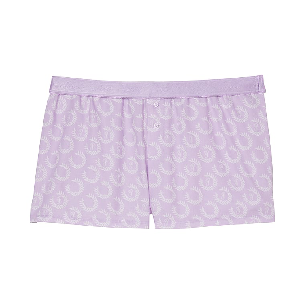 Пижамные шорты Victoria's Secret Pink Satin Boxy, сереневый