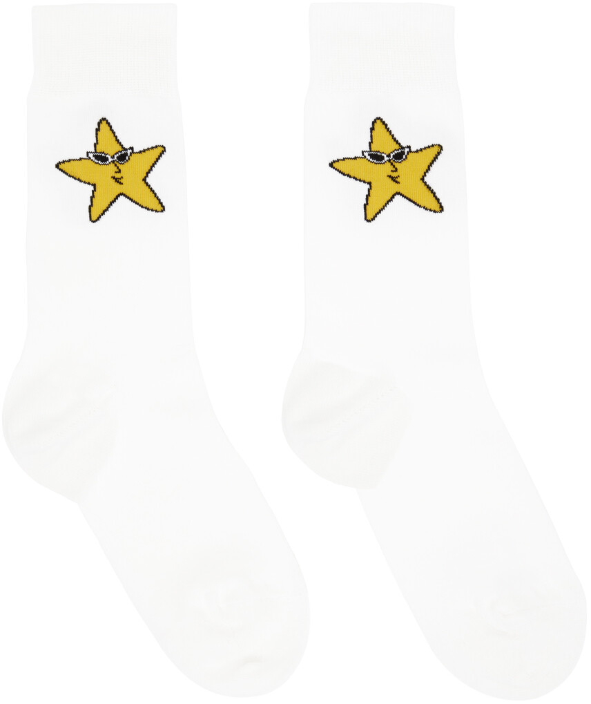 

Белые носки Star Sky High Farm Workwear