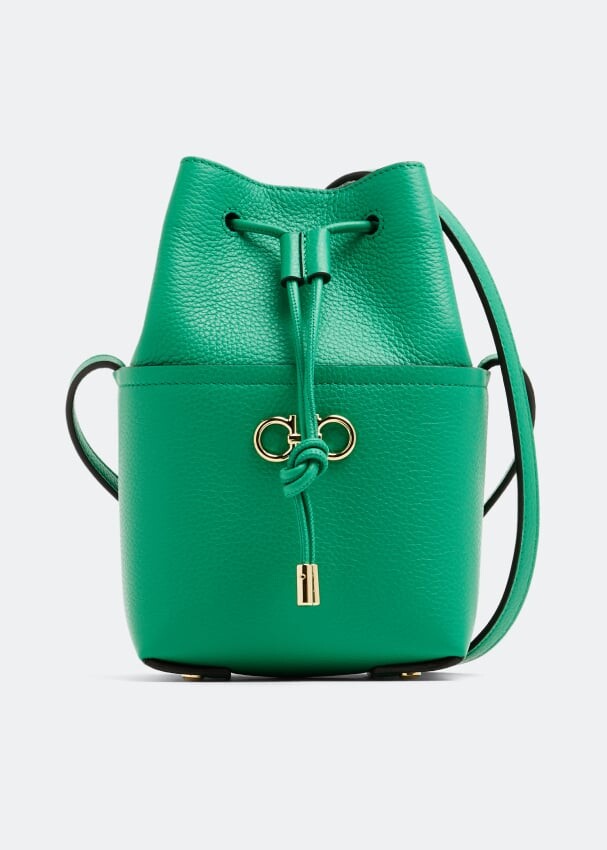 

Сумка кросс-боди FERRAGAMO Gancini minibag, зеленый
