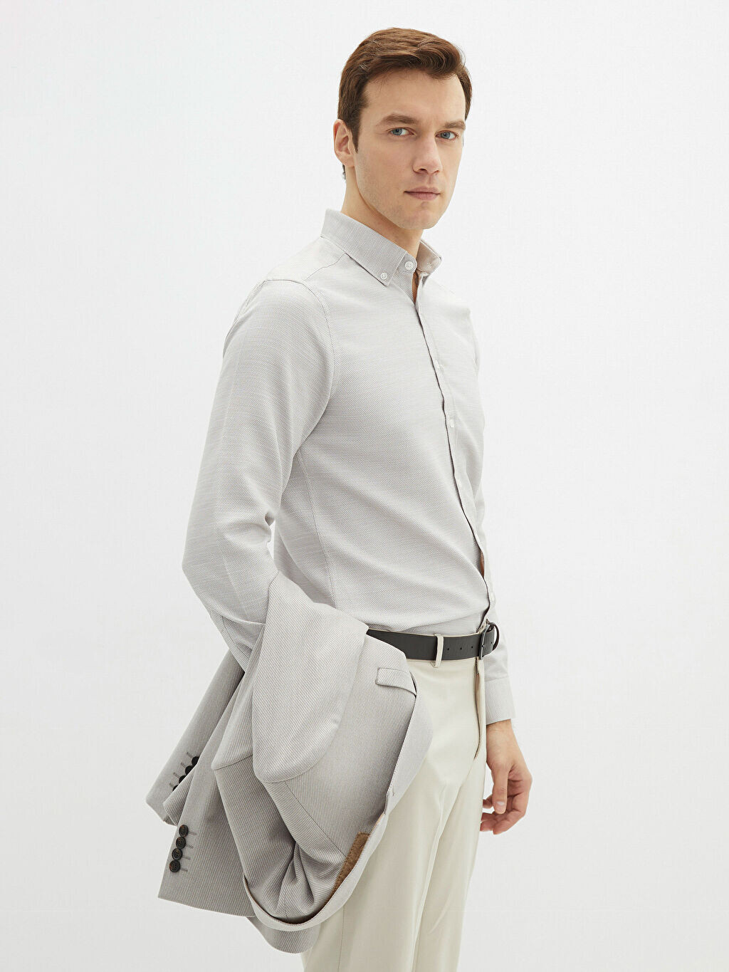 

Мужская рубашка Slim Fit с длинным рукавом LCWAIKIKI Formal