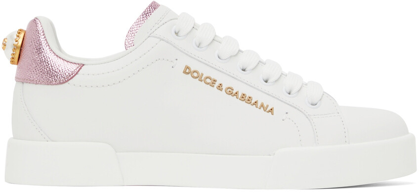 

Белые кроссовки Portofino Dolce & Gabbana