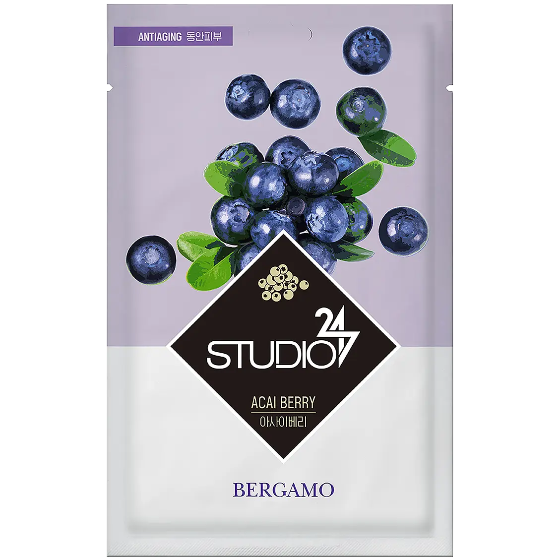 

Bergamo Acai Berry Маска для лица с ягодами асаи, 28 мл