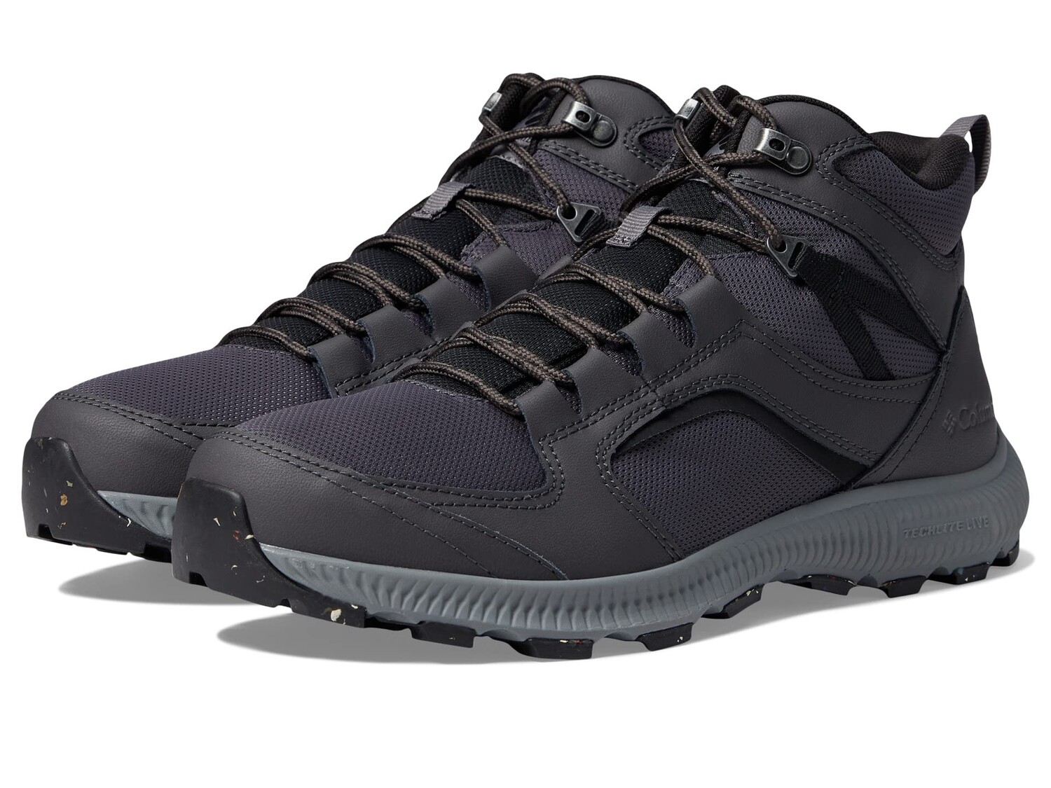 

Треккинговые ботинки Columbia Re-Peak Mid, темно-серый/черный
