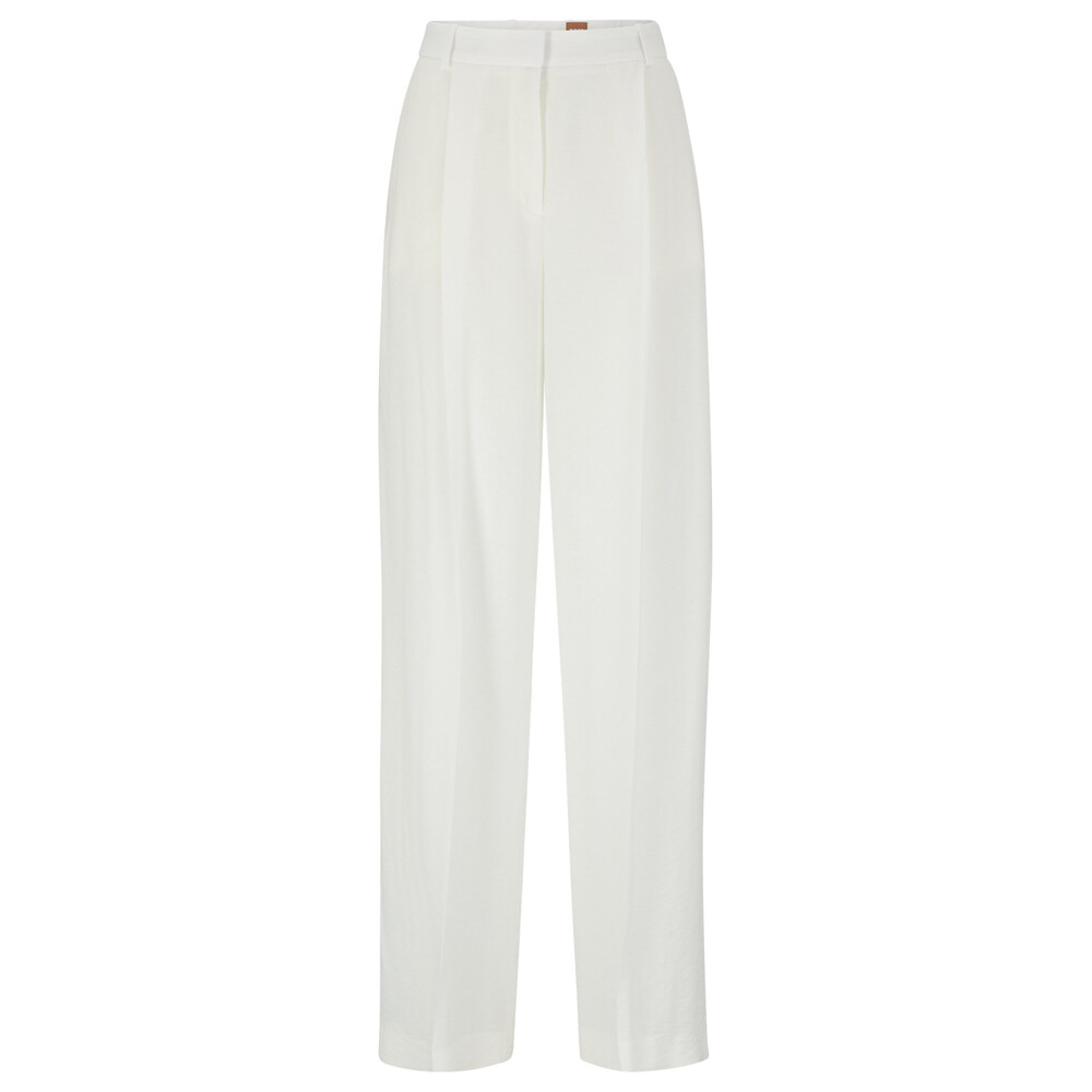 

Брюки Boss Relaxed-Fit With Wide Leg, белый