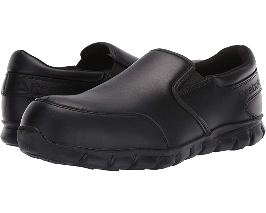 

Кроссовки Sublite Cushion Work Comp Toe ESD Slip On Reebok Work, черный