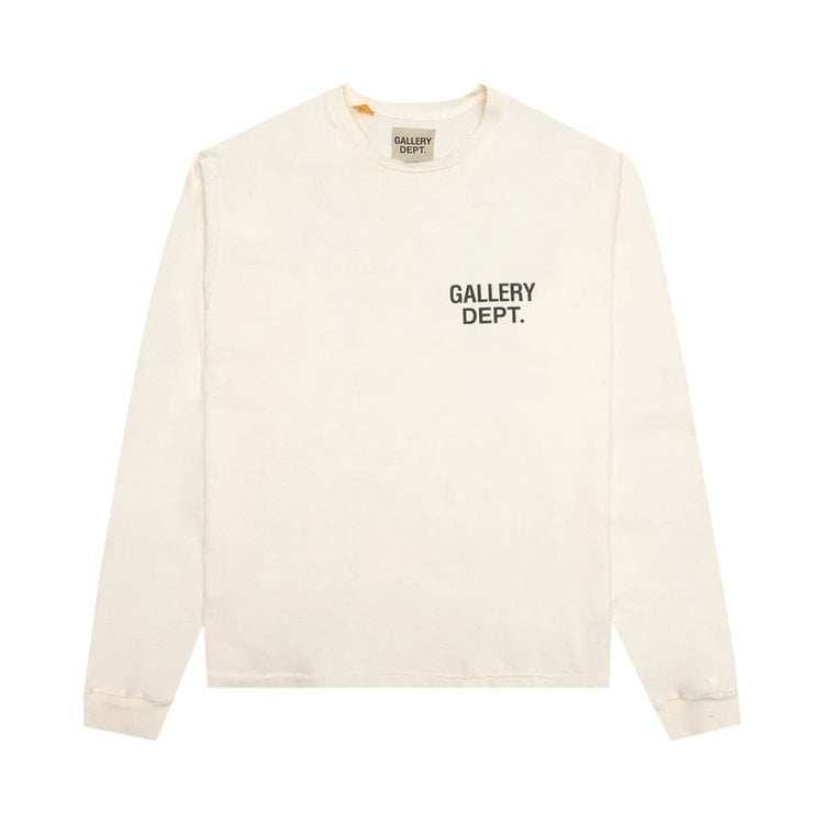 Лонгслив Gallery Dept. Vintage Souvenir Long-Sleeve Tee 'Cream', белый - фото