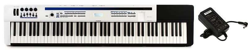 

Комплект 88-клавишного сценического фортепиано Casio Privia PX-5S с блоком питания переменного тока Casio ADA12150 12 В PX-5S=1 AD-A12150LW=1
