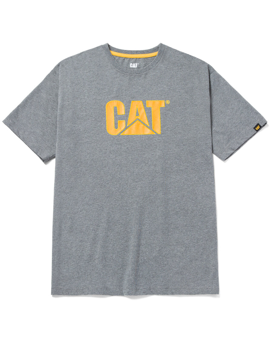 

Мужская футболка с логотипом CAT, серый