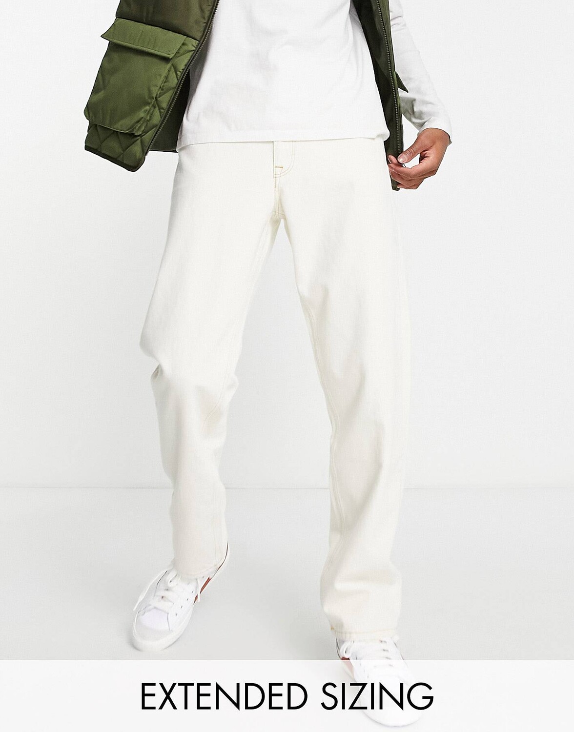 

Джинсы ASOS DESIGN, белый