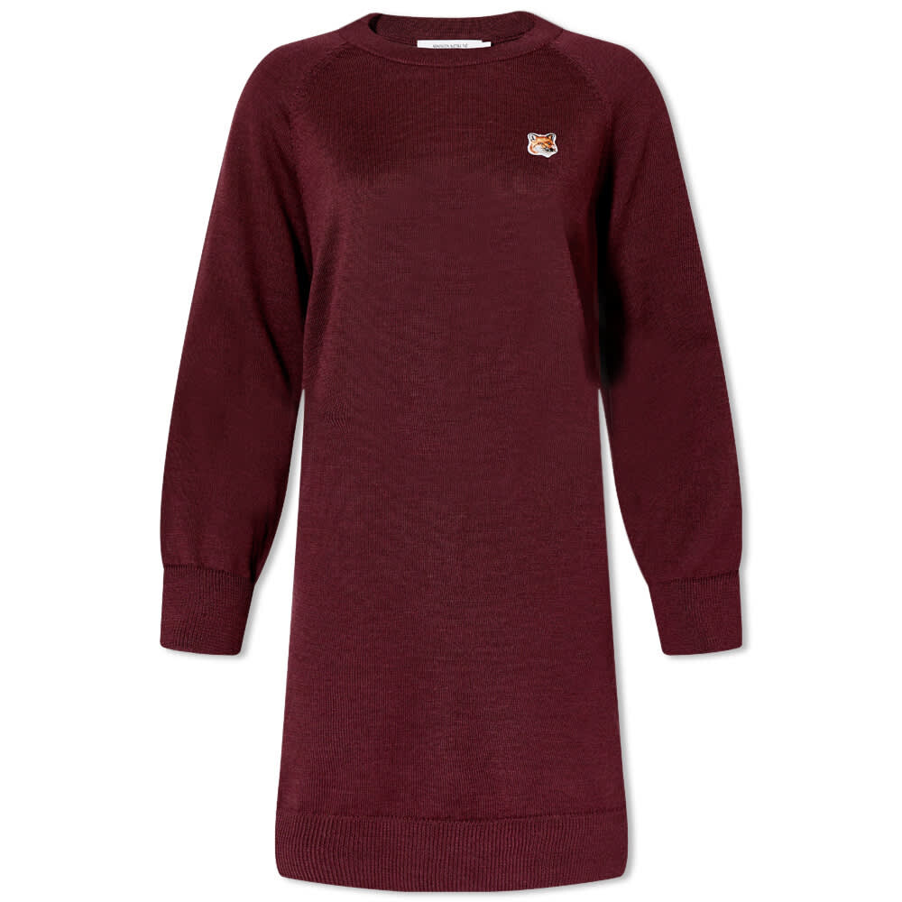 

Платье Maison Kitsuné Fox Head Patch Jumper Dress