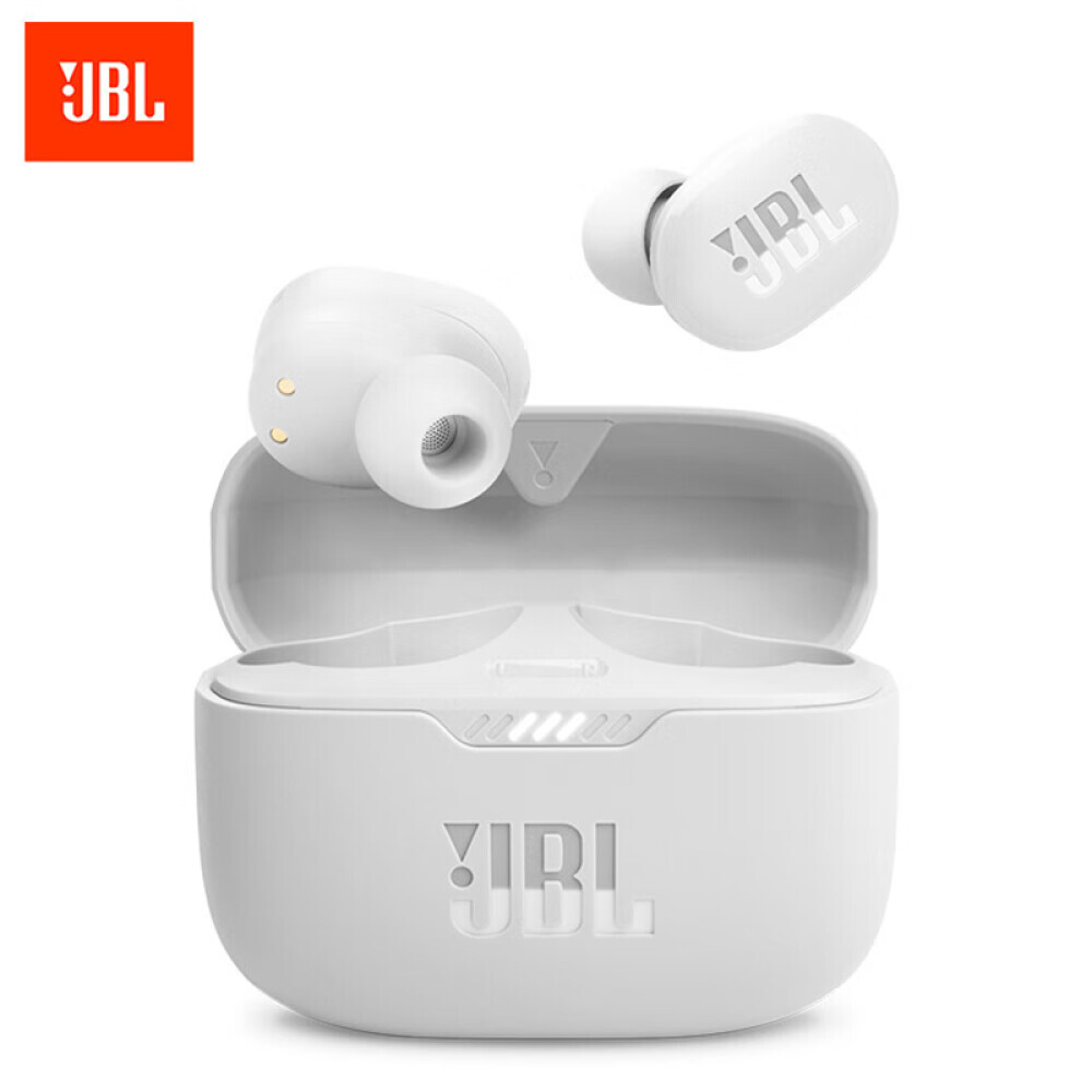 

Bluetooth-гарнитура JBL TUNE 130NC TWS с активным шумоподавлением, длительное время автономной работы, белый