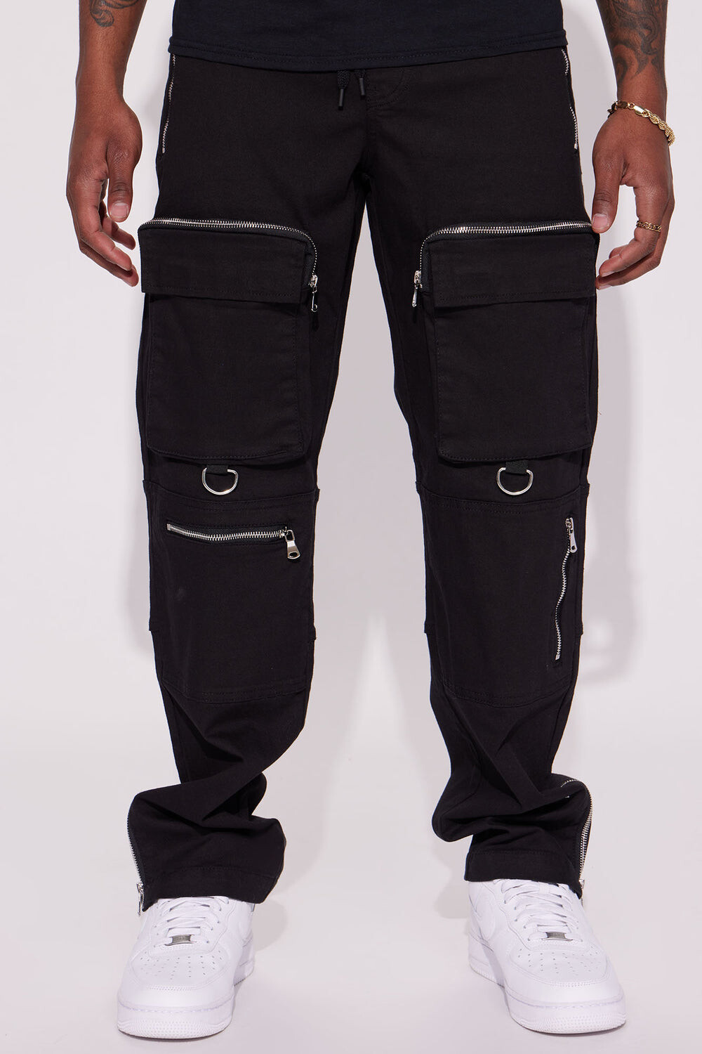 

Брюки карго Fashion Nova ZDF01T310031, черный