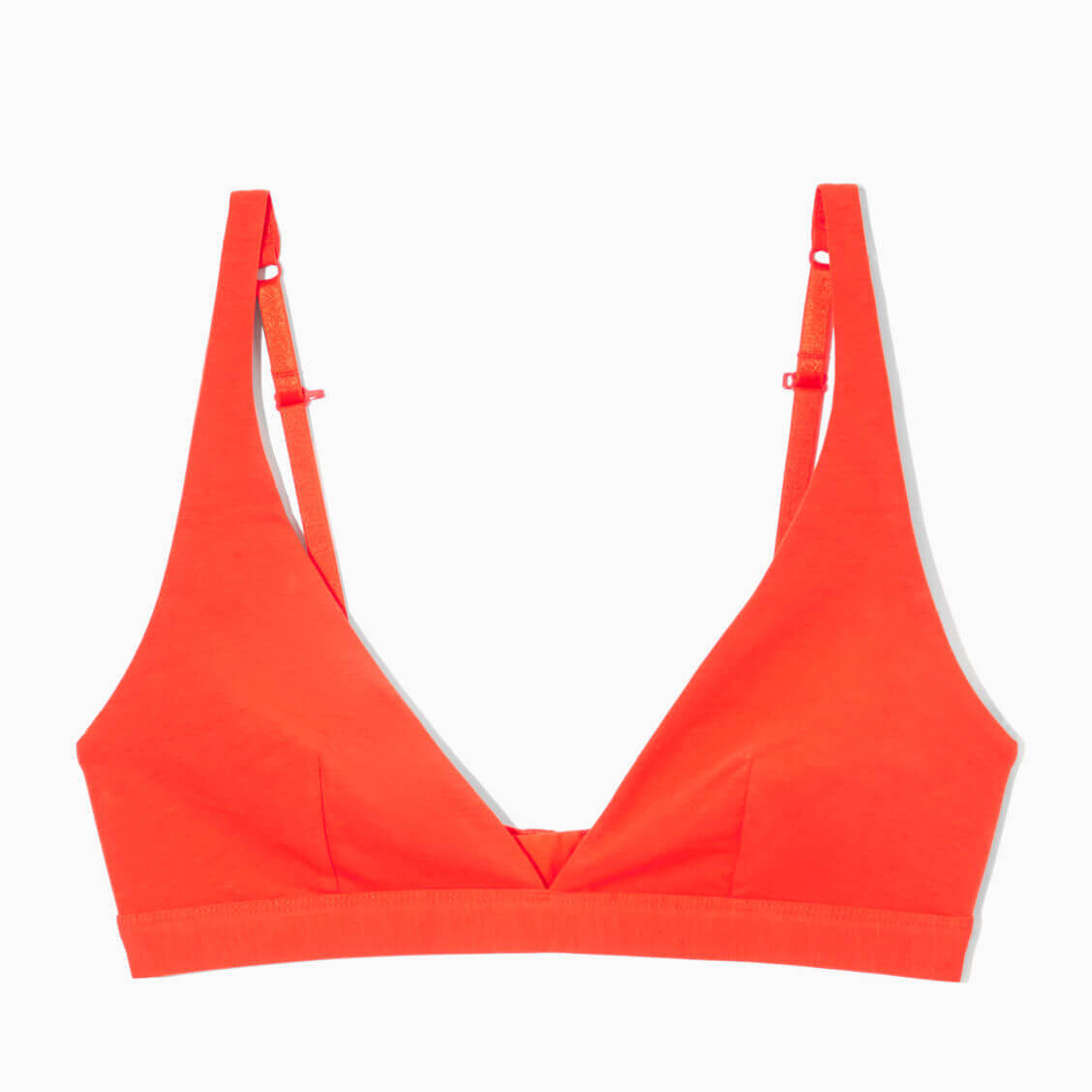 

Бюстгальтер COS Organic Cotton Triangle, оранжевый