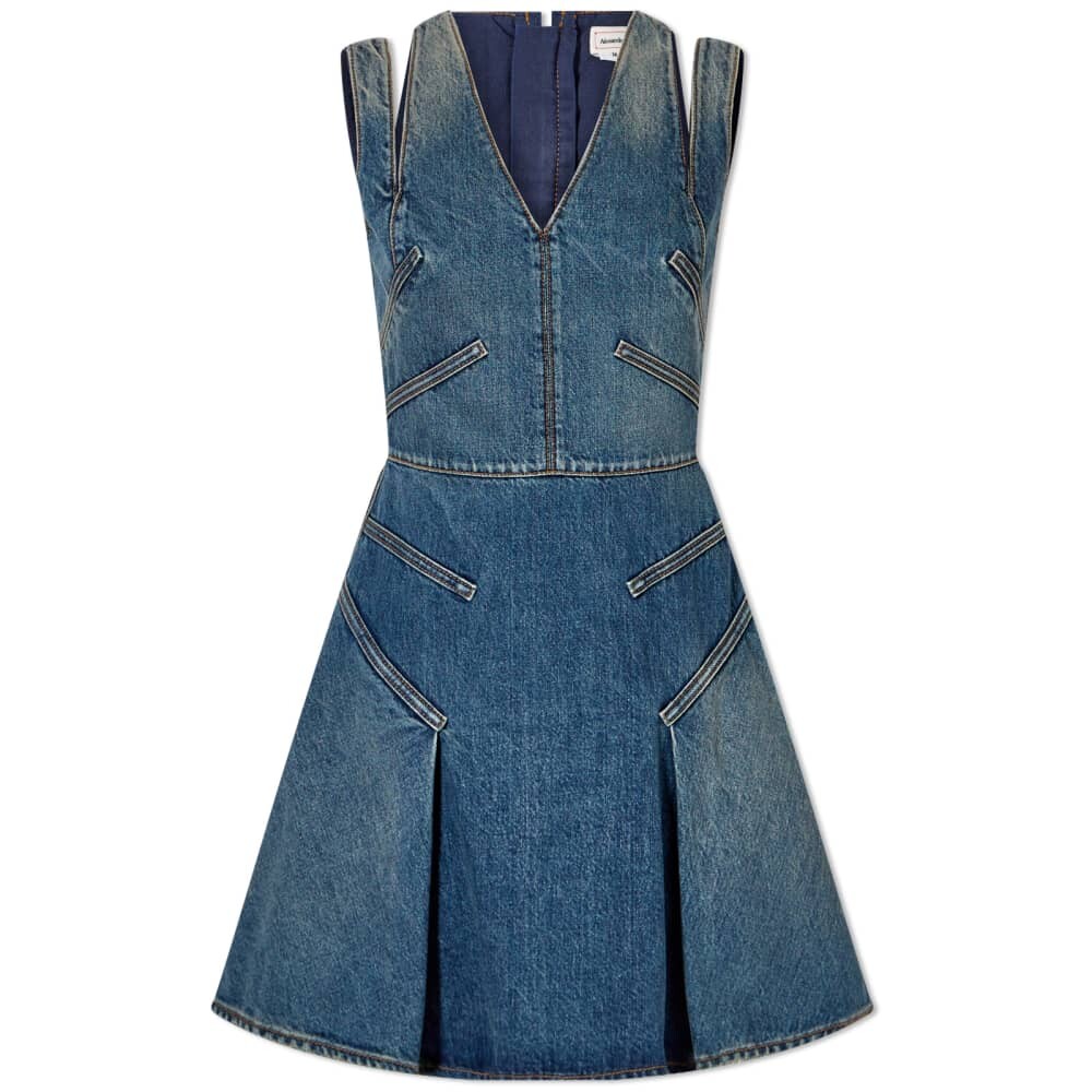 

Платье Alexander McQueen Denim Dress