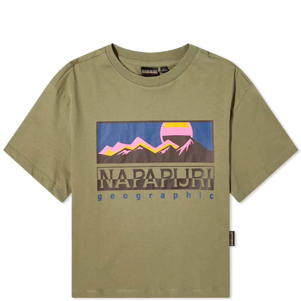 

Футболка Napapijri Cold Crop Tee, Серый