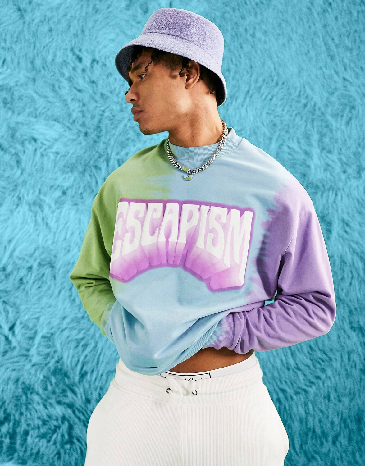 

Толстовка оверсайз с текстовым принтом ASOS DESIGN