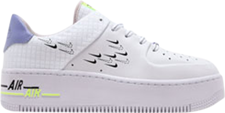 

Кроссовки Nike Wmns Air Force 1 Sage 'Light Thistle', белый